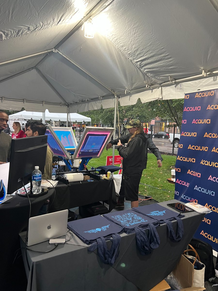 The rain didn’t stop our Talent Acquisition team from having an amazing time at <a href="/BostonTechJam/">Boston TechJam</a>! We were excited to network and meet with the community and showcase our customized reusable totes with our #DAM solution in action!