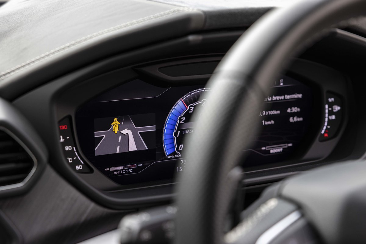 autocarpro's tweet photo. BREAKING: Lamborghini and Ducati unveil prototype bike-to-car communication technology that leverages connected mobility to improve motorcyclist safety &amp; alerts motorists of impending danger. Full details, first images and video https://t.co/CDH1GbDpgG https://t.co/9HO4SAWGLu