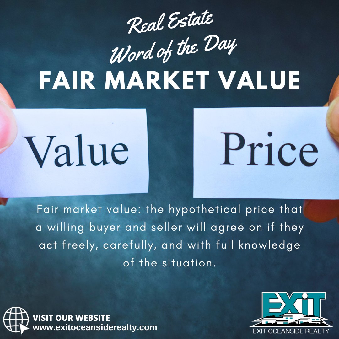 Decoding Fair Market Value in Real Estate: Where Informed Decisions Forge Common Ground 🏠💼 #EXITOceansideRealty #LOVEXIT #Realtor #WellsMaine #FairMarketValue #RealEstateInsights