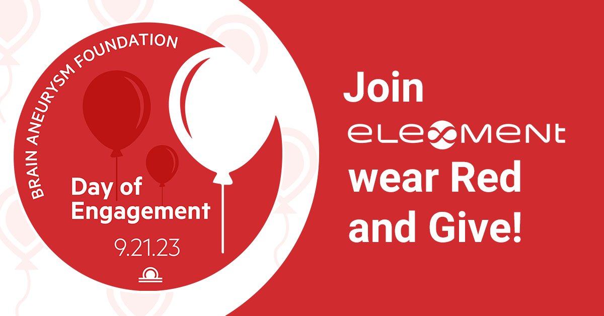 Element_Updates's tweet photo. Join us on September 21 by wearing red and giving as we support @BAFOUND and their second annual Global Day of Engagement. With your support, we can help save lives!

#elementtechnologies #baf https://t.co/Uiig7OhWKX