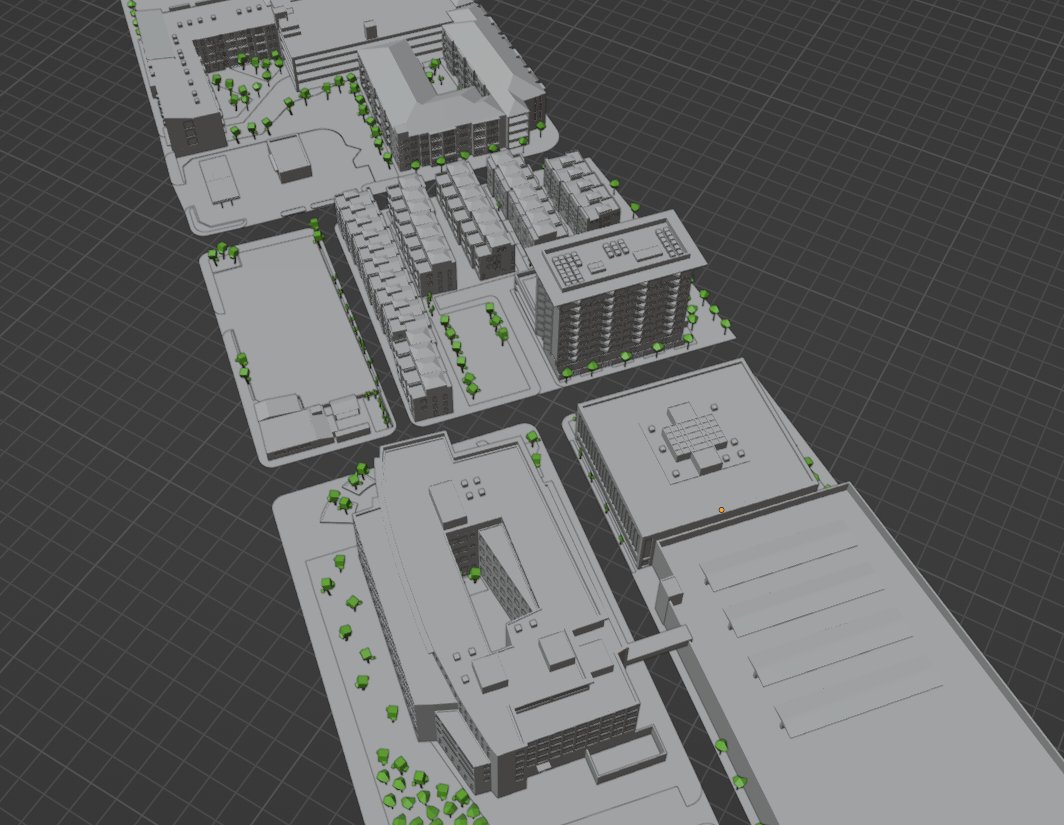 Happiness! #Blender #3DCity 🧑‍💻