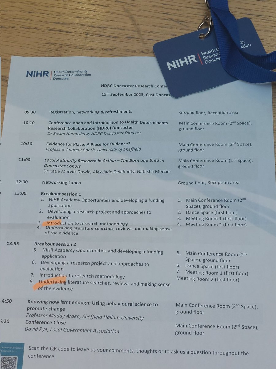 So happy to attend the Health Determinants Research Collaboration (HDRC) Conference