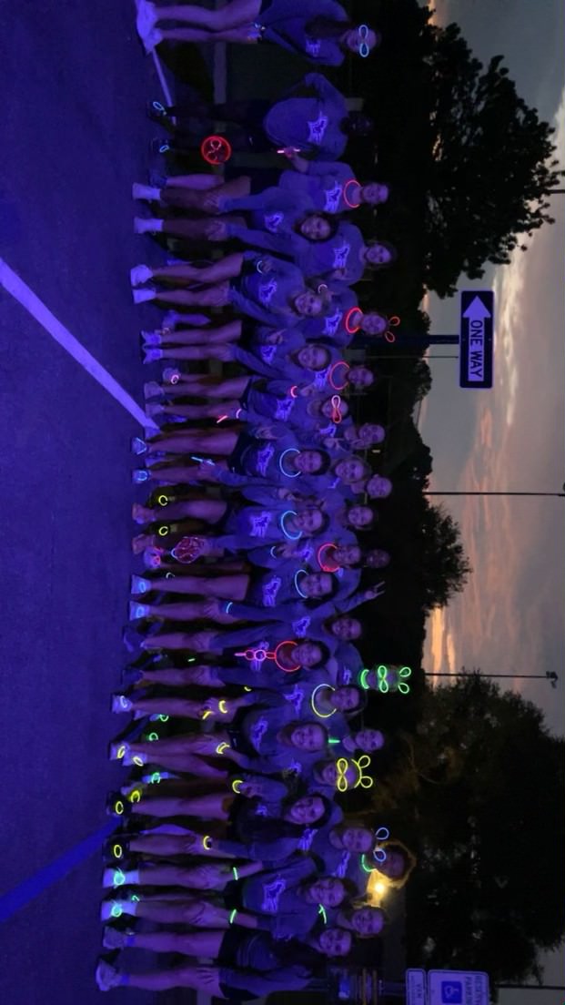 KwuWbb's tweet photo. The 9th Annual Glow Run is in the books! Shoutout to the girls for closing the pre-season with a bang!! https://t.co/1oKfoTKELp
