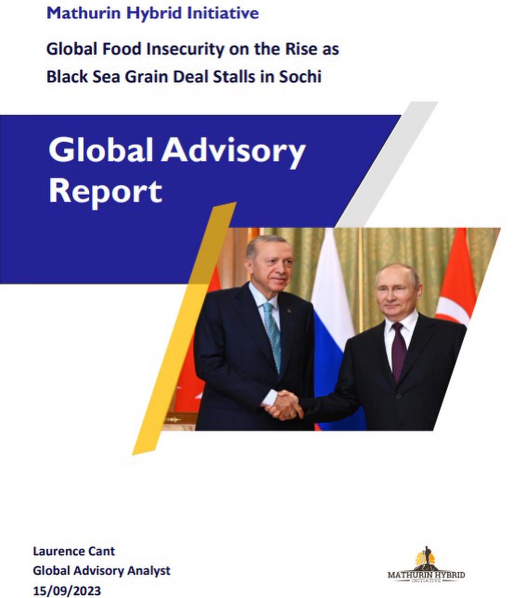 Our Analyst Laurence Cant examines a “high-stakes” meeting between Putin and Erdoğan. Russia potentially returning to the Black Sea Grain Deal, was the main agenda of the meeting.

For Laurence’s full report, check our website (link in bio).