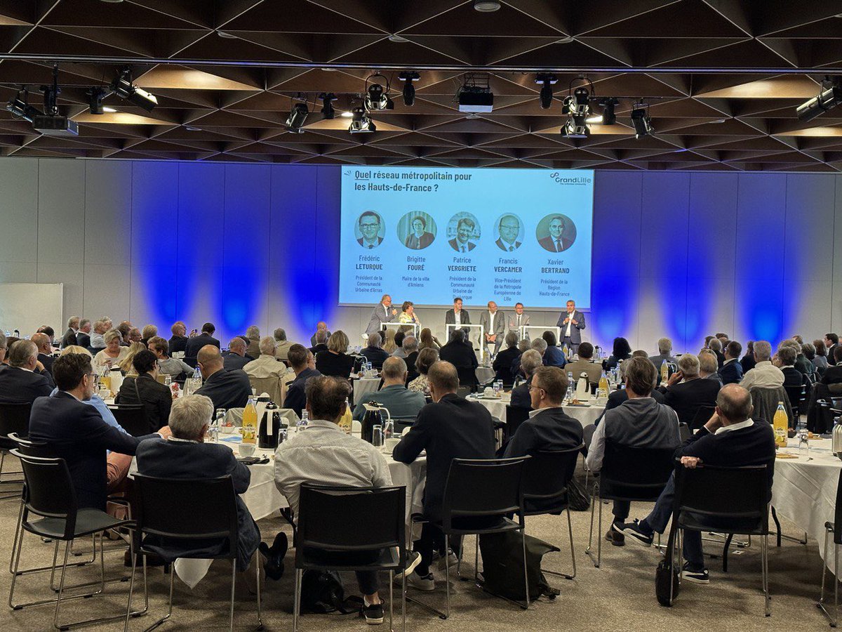 La Région <a href="/hautsdefrance/">Région Hauts-de-France</a> a besoin d’un rapprochement Lille-Dunkerque et d’un lien plus fort entre métropoles, villes moyennes et zones rurales. Le monde économique peut ouvrir la voie sur ces sujets ! <a href="/CgrandLille/">Comité Grand Lille</a>