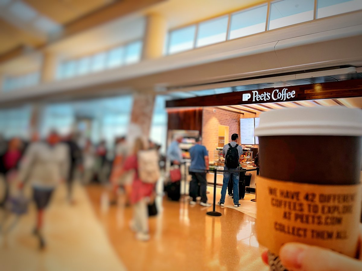 Getting coffee at SJC must be one of the most frustrating experiences! Waited 30+ min in line this morning. Why doesn’t <a href="/FlySJC/">San José Mineta International Airport (SJC)</a> have more coffee vendors? And why doesn’t <a href="/peetscoffee/">Peet's Coffee</a> have more employees? Frustrated!