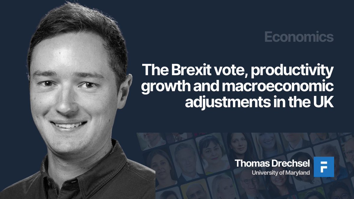 The UK economy has experienced significant macroeconomic adjustments following the 2016 referendum on its withdrawal from the European Union. Thomas Drechsel <a href="/td_econ/">Thomas Drechsel</a> <a href="/UofMaryland/">Univ. of Maryland</a> discusses a small open economy model with tradable and non-tradable sectors to characterise these