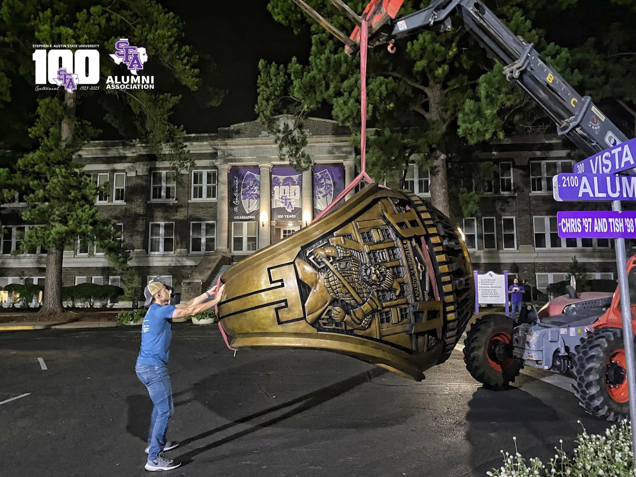 Campus banners commemorate SFA centennial, Gallery