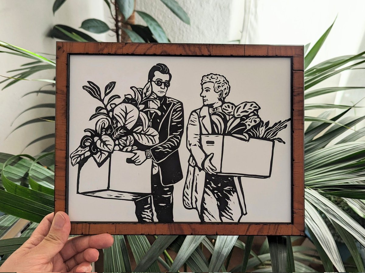 Plantastic Couple 🌿😈💚😇🌿 #GoodOmens #GoodOmensFanArt