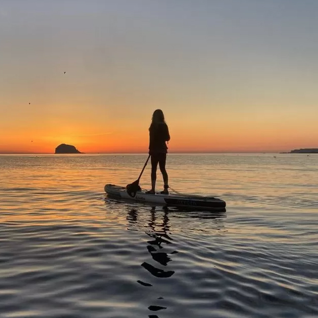 Frances Hill's picture of her friend Penny. Frances said: "We went paddleboarding at dawn in North Berwick and saw the sunrise over the Bass Rock."

Check out this week's gallery of your pics - bit.ly/48kqUtJ