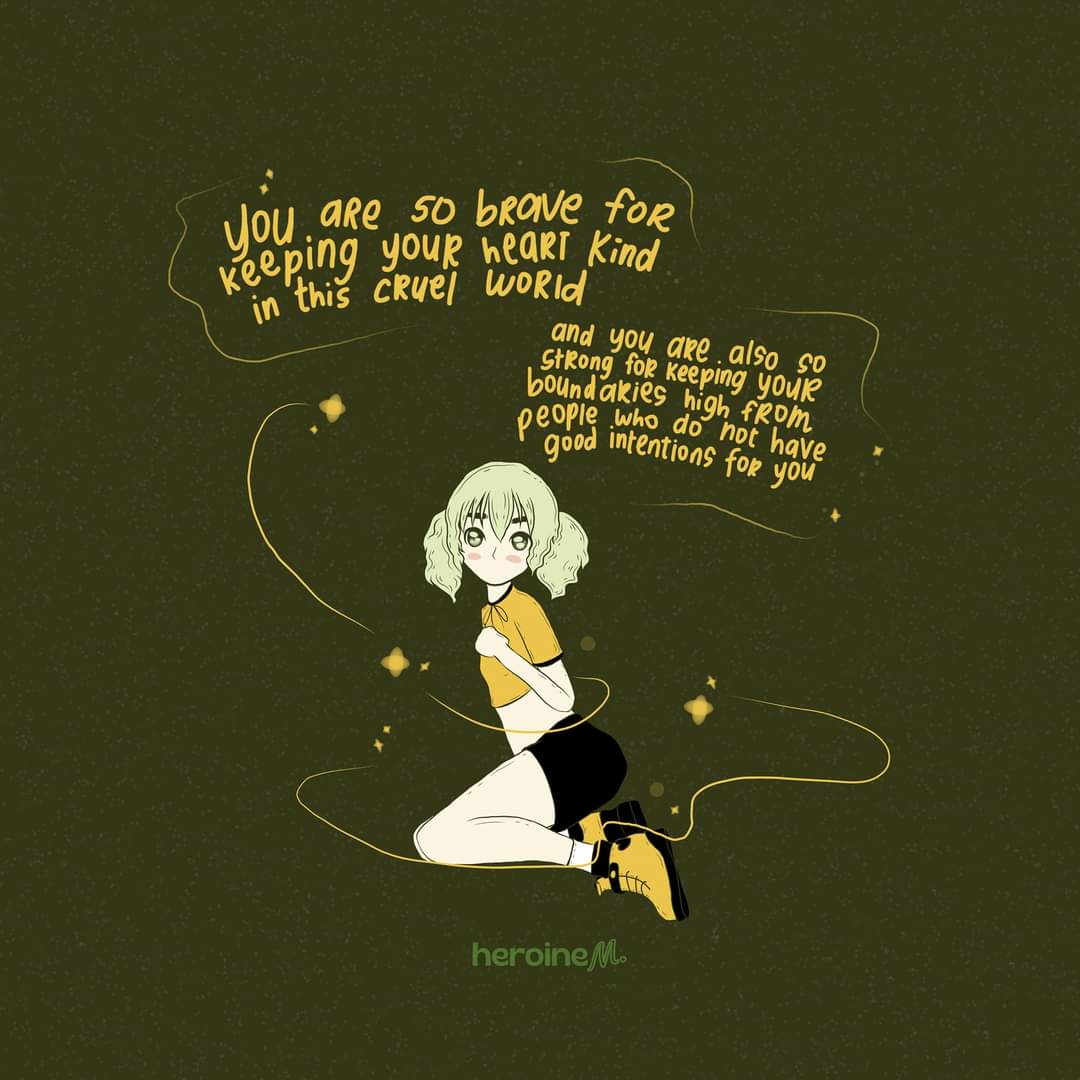 heroinemtch's tweet photo. you can be kind and still say "no" #artph https://t.co/GFLysusRZA
