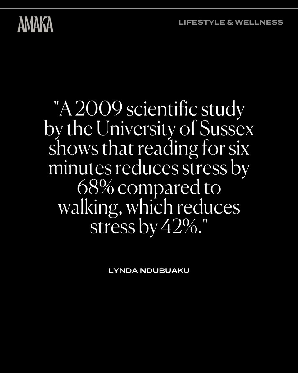 Reading has always been my way to escape reality, but it's become so much more than that. It's a coping mechanism, a source of comfort, and a way to connect with others.

amaka.studio/content/lDMEdL…

#Amakastudio #Ourworldtogether #Africancreatives  #Mentalhealth #Panafrican