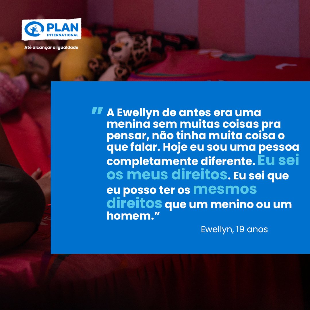 Quando uma menina como a Ewellyn conhece seus direitos e entende que pode fazer o mesmo que os meninos e os homens de sua comunidade, ela se empodera. Seus horizontes se abrem, permitindo que ela sonhe e realize seus objetivos.

#PlanInternationalBrasil
#AcelereORelógio