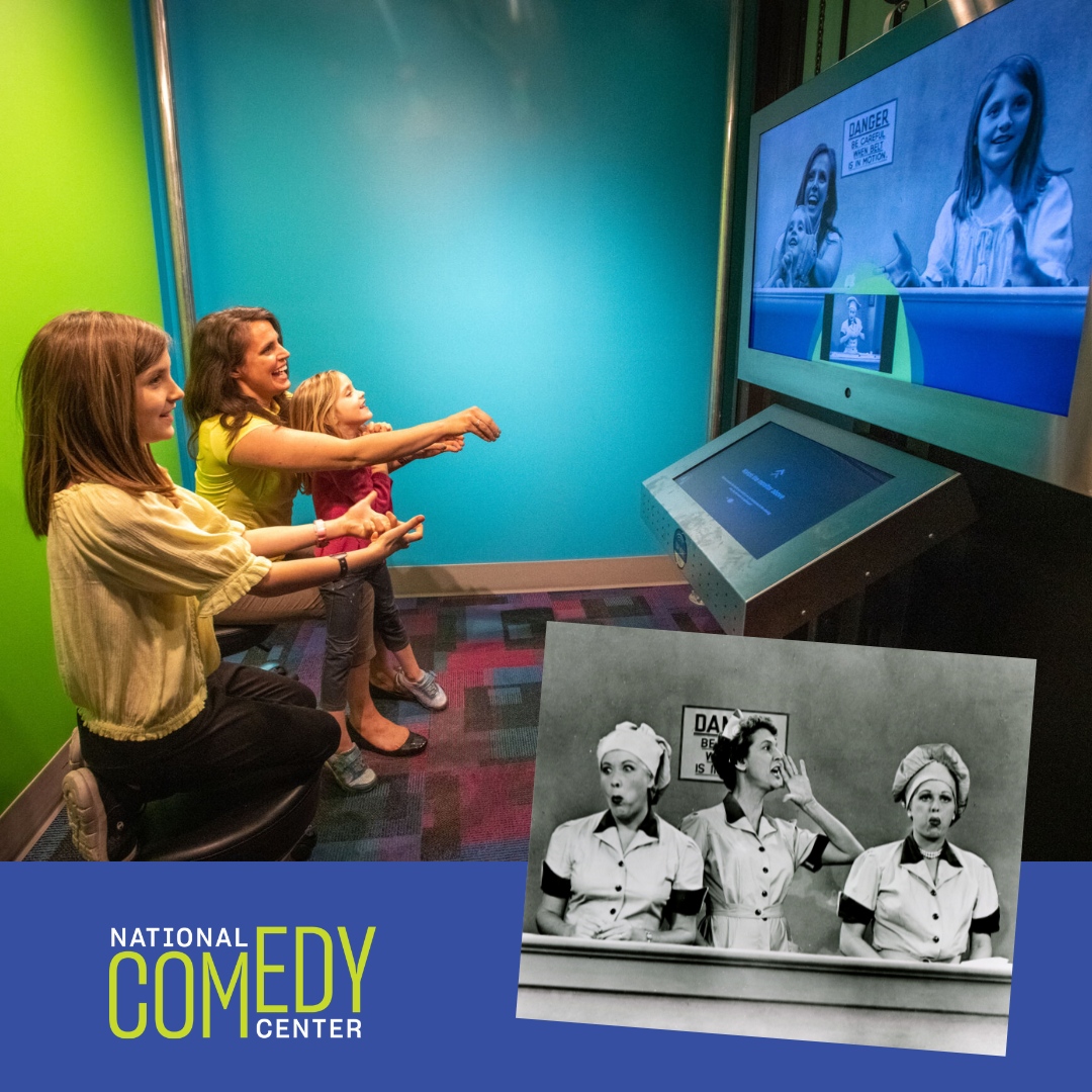 LucyDesiMuseum's tweet image. #ILoveLucy fans celebrate the 9/15/1952 air date of #JobSwitching episode year-round at #NationalComedyCenter where you can #ActThePart! Test out your comedic acting skills at this interactive exhibit - they'll email you a digital keepsake! bit.ly/DualMuseumTix