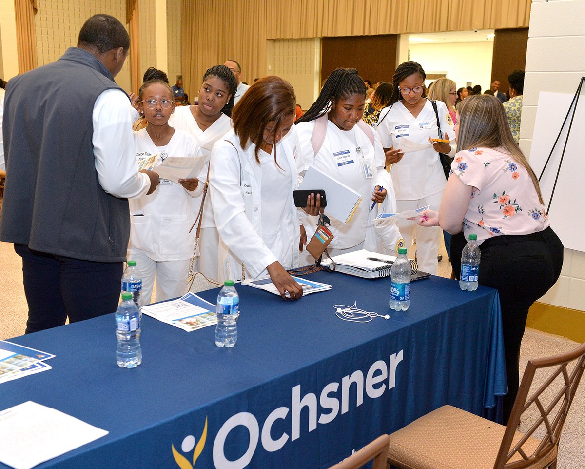 SouthernU_BR's tweet photo. #ICYMI The Healthcare Career Summit in partnership with Ochsner Health was a huge success! More than 700 students were in attendance! We hope this was a valuable experience to all of future medical professionals! ⚕️ #WeAreSouthern #HBCU https://t.co/mNjW8tsreQ