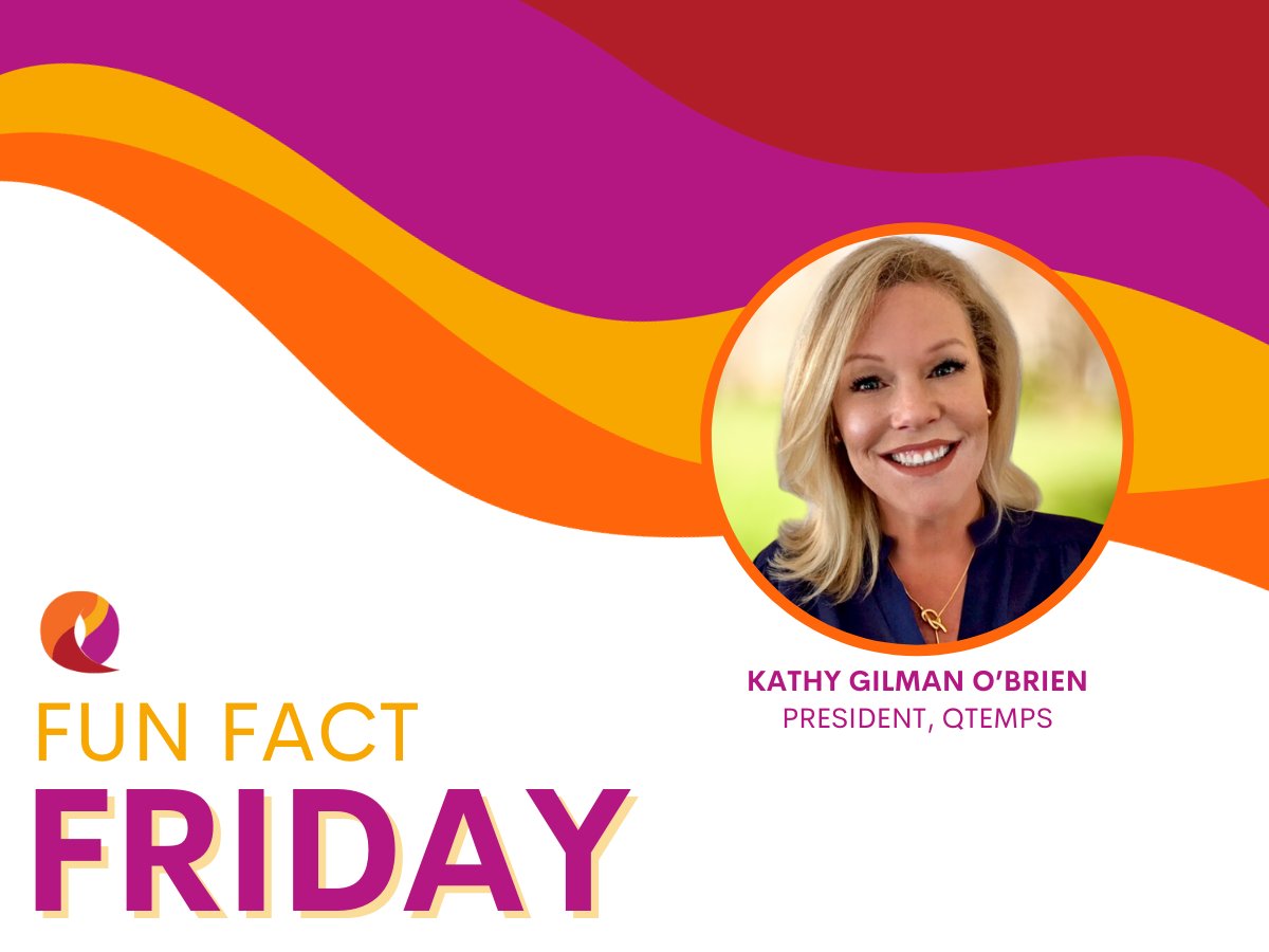 Questpro_'s tweet photo. It's #FunFactFriday and we're featuring Kathy O'Brien, President of our #QTemps Division!
Did you know, Kathy married her GRADE SCHOOL sweetheart back in 2020?
#Questpro #InsuranceStaffing #InsuranceJobs #InterestingFacts #WhyILoveQuestpro https://t.co/AHZEXSAxkI