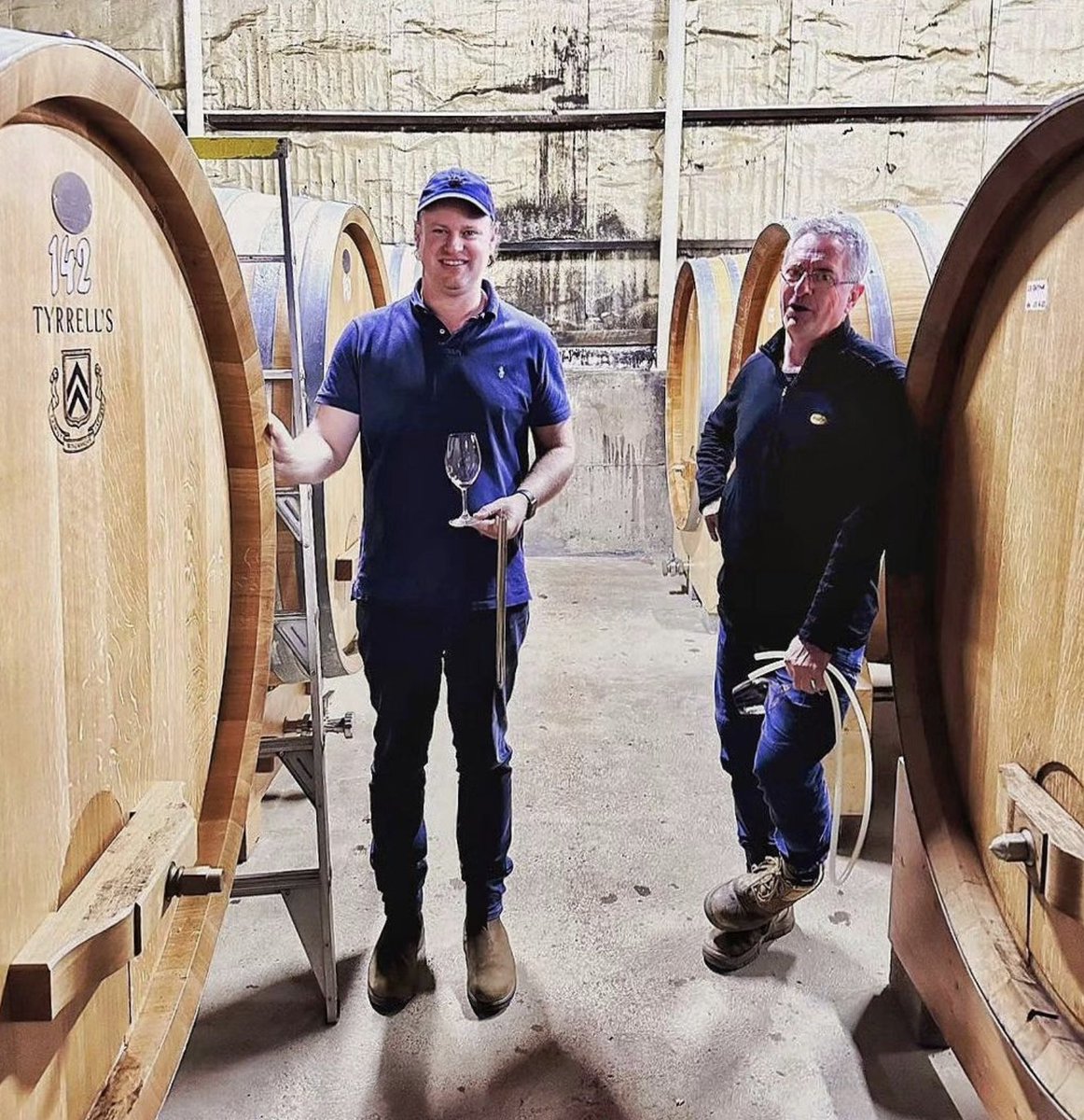 James Suckling (@jamessuckling) on Twitter photo Repost: <a href="/rednedwine/">Ned Goodwin MW</a>
"A pleasure to have tasted from bottle & barrel with <a href="/TyrrellsWines/">Chris Tyrrell</a>. What was old is new again: mid-weighted, savory & ever more refined #shiraz; lighter weighted & balletic #semillon riffing buttered wonder bread, lemon drop & wonderment with age." Repost: <a href="/rednedwine/">Ned Goodwin MW</a>
"A pleasure to have tasted from bottle & barrel with <a href="/TyrrellsWines/">Chris Tyrrell</a>. What was old is new again: mid-weighted, savory & ever more refined #shiraz; lighter weighted & balletic #semillon riffing buttered wonder bread, lemon drop & wonderment with age."