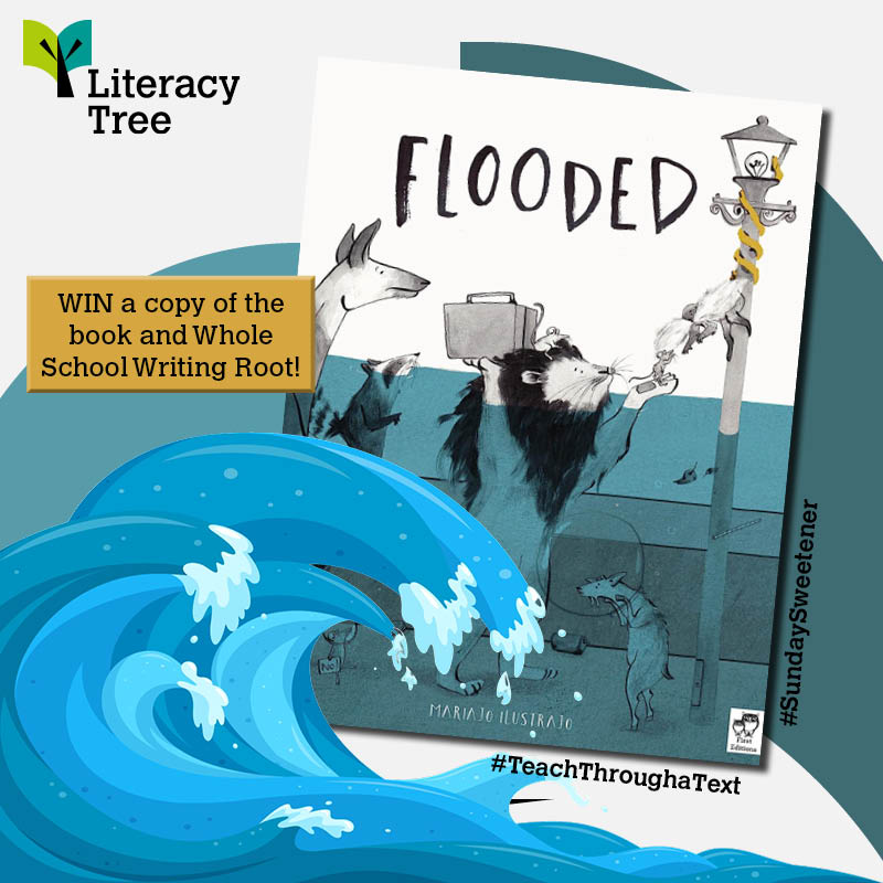 Our #SundaySweetener this week is for the award-winning Flooded! We did this one a while back to coincide with our whole school Writing Root for it but as it won the #KlausFLuggePrize this week it feels like we should give another away (and a tote bag!) RT, favourite and follow.