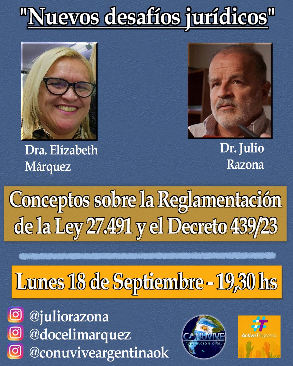 ConuviveA's tweet photo. 📌 Lunes a las 19:30hs en VIVO 💯 por Instagram 💪⚖️ https://t.co/g4CtM0Yg3F