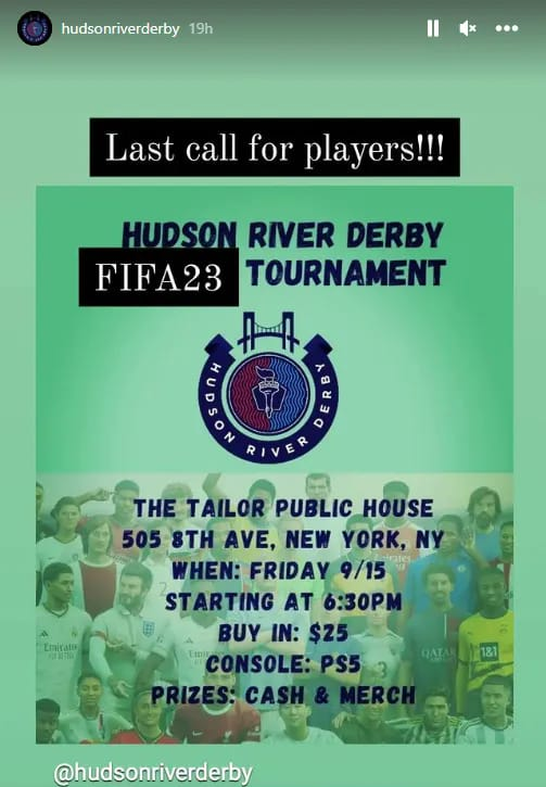 The Hudson River Derby tweet media