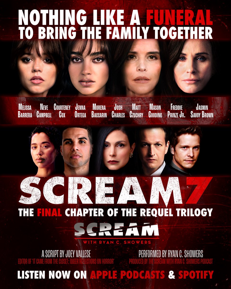 A SCREAM 7 poster by <a href="/ymerejshay/">𐚁 𝙅𝙀𝙍𝙀𝙈𝙔 ★</a> for the spec script by <a href="/HomoHorror/">IT CAME FROM THE CLOSET!</a> / <a href="/joevallese/">Joe Vallese</a> featured on Episode 112 of my podcast.

If you haven't listened to the script, check it out: podcasts.apple.com/us/podcast/epi…