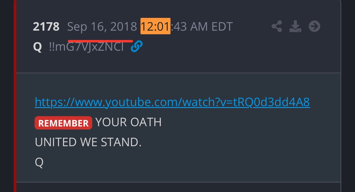 wsy_de's tweet photo. @17ThankQ (Remember) the man. 12:01am
#5YearDeltaFagging (+1 day)
Funny reminder 12:01 embedded in post #1 with time stamp 4:44 and 3:33 sub. The video he posted was 3:44 length.
Red October only a couple weeks away. Can’t wait. https://t.co/jpMnrQzE5j