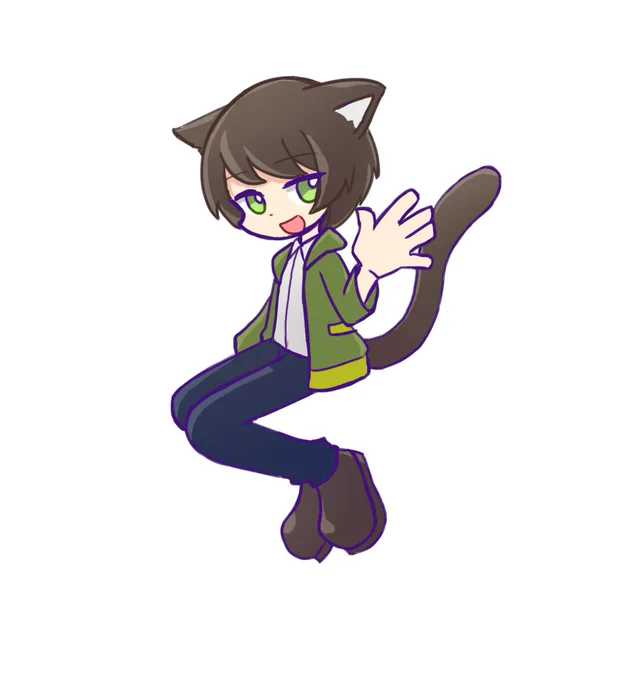 本日のVtuberさんぷよぷよ風イラスト化企画猫田さんです! 