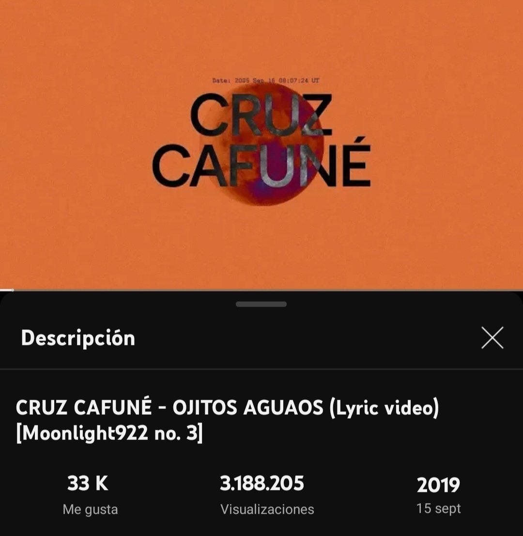 Un día como hoy hace 4 años, @CruzCafune sacó "OJITOS AGUAOS".
youtu.be/UcwYwls-HSc?si…