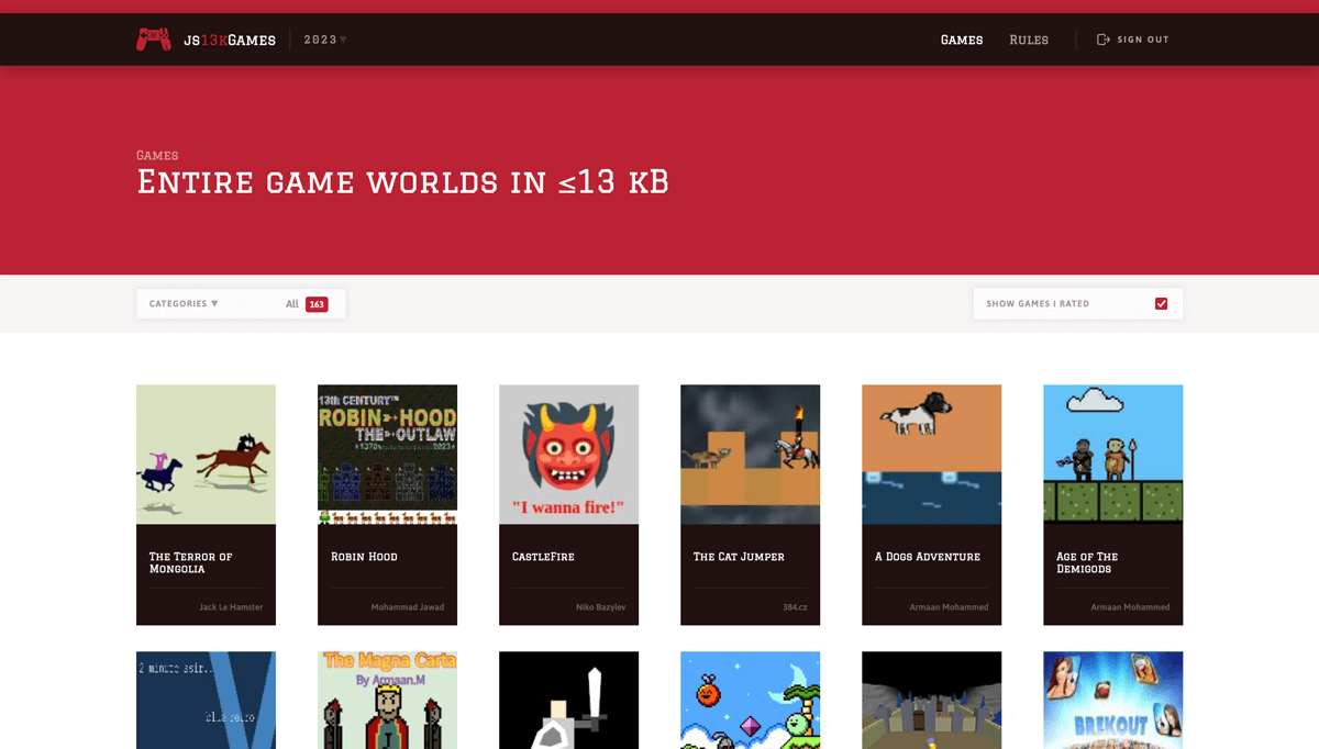 js13kGames tweet media