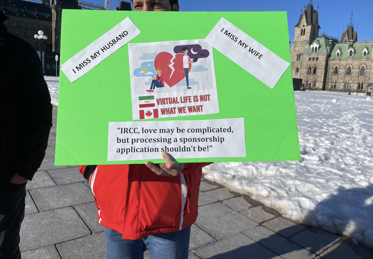 tinaami37889563's tweet photo. The process of #Iranian_outland_spousal_sponsorship in the Canada visa office in Ankara is not done regularly.Many cases are left over from the past and our lives as spouses are very worried because we are far away from each other. Please check and end this unfair round.Thanks https://t.co/Vh4RlUMeYd
