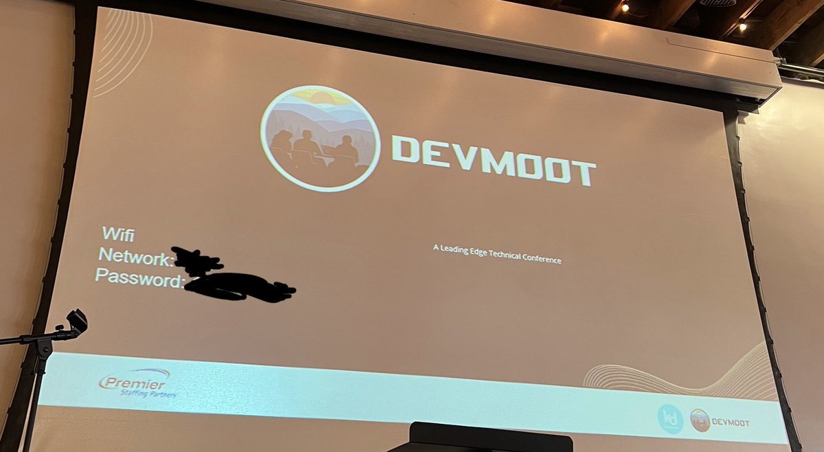 scheblein's tweet photo. Attending the inaugural #devmoot conference in #knoxville today! #knoxdevs https://t.co/J5otEwRz2d
