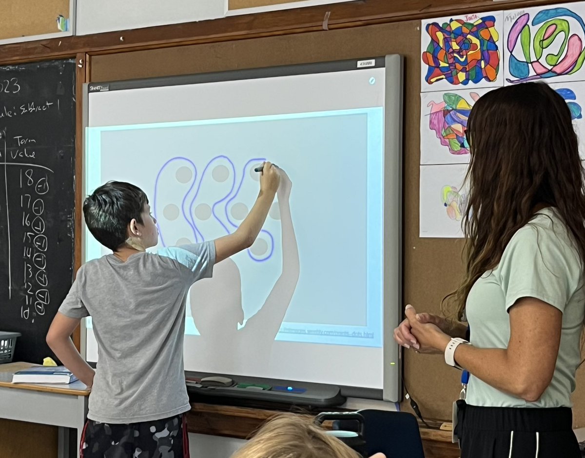 We loved having our Math Facilitator in the school this week! Number talks are a great way to begin the year! <a href="/LKelempro/">LKDSB Elem Program</a>
