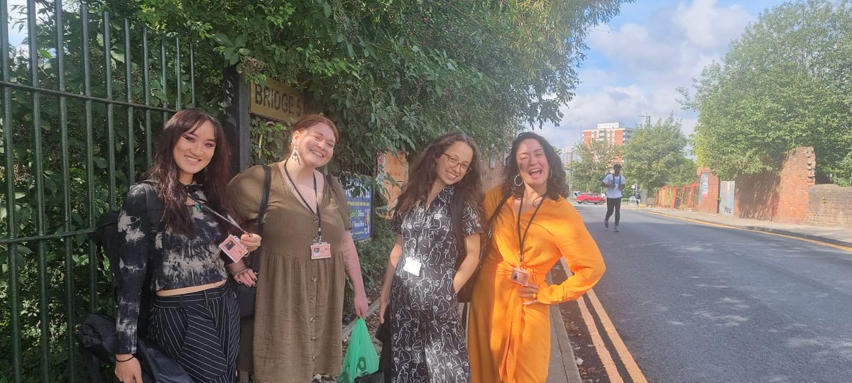 Sheba_Arts's tweet photo. On our way to Leigh for closing party of #Creatingplace at @theturnpikegall celebrating our two artists @BeenaNouri and Ahmed Elzber. Come and join us at 1pm today! https://t.co/eCx2RtlVqT
