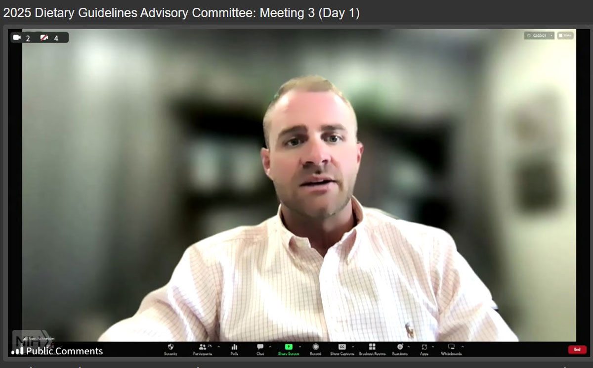 MO farmer Sam Schneider <a href="/USDANutrition/">USDANutrition</a> hearing: my perspective as a grower established a direct connection w/American farmers &amp; why we strongly feel that the dietary recommendations support the consumption of key grains, like #USgrown rice. <a href="/inlandcaperice/">Inland Cape Rice Co.</a> brnw.ch/21wCBUw