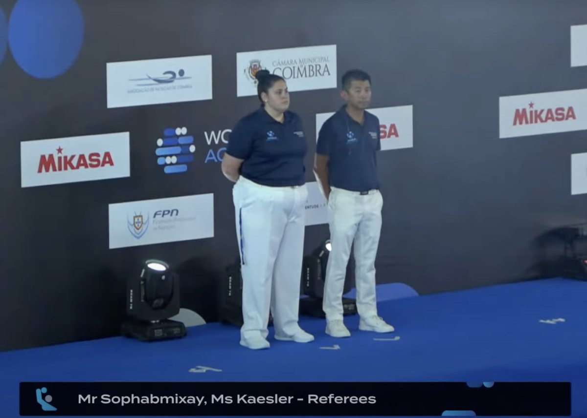 Congratulations to USA Water Polo Referee Peter Sophabmixay. Peter whistled the Gold Medal Match between Spain and Hungary at the U20 Women's World Championships on September 15th. <a href="/USAWP/">USA Water Polo</a>