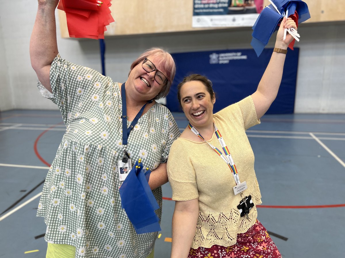 UoGSimulation's tweet image. Fantastic different kind of #sim today with a simulation of the cardiovascular system for new nursing associate students. One student said afterwards ‘for those with a neuro diverse brain, thank you!’. Really helped embed A&amp;amp;P. Great work team! ⁦@ClareNursing⁩ #funwithflags