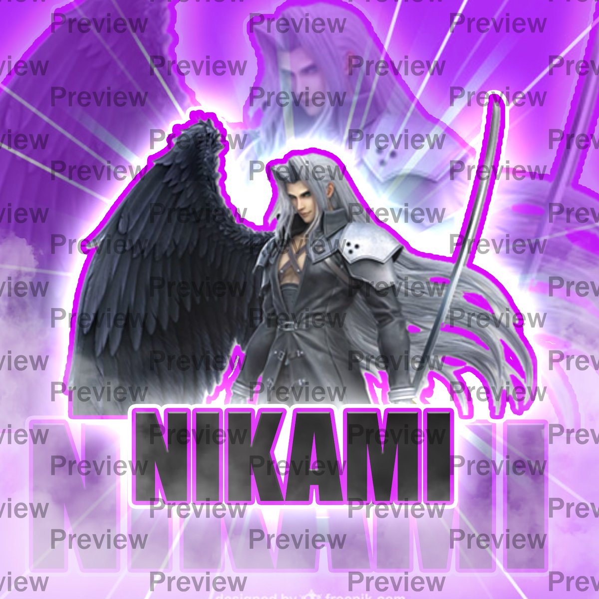 Another satisfied client @NiKamiSephiroth If anyone need dope quality work done in reasonable price so kindly hit my DMs. #NFTs #NFTartist #logo #banner #twitch #art #twitchaffiliate #smallstreamer #SmallStreamersConnect @Retweelgend @rtsmallstreams @wwwanpaus @DripRT @SGH_R