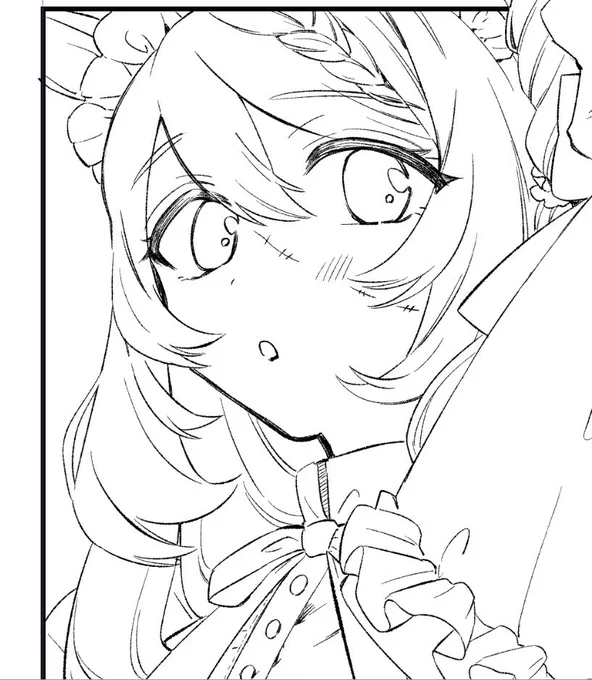 可愛く描けた〜 🧟‍♀️メイドさんなクリーク 