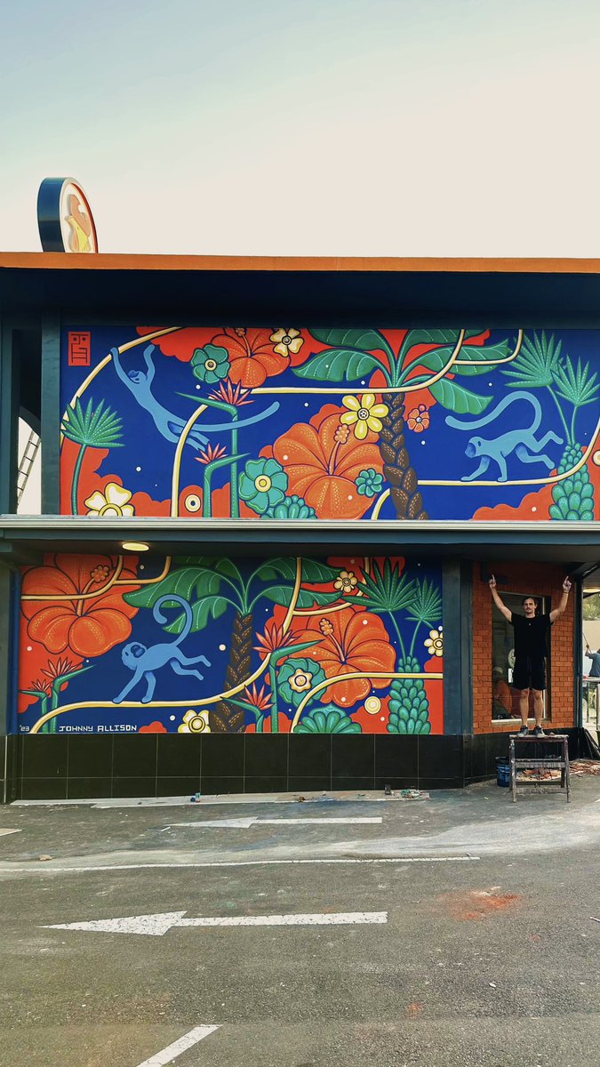 This is a Mural i Painted in Durban for <a href="/ChickenLickenSA/">Chicken Licken®</a>