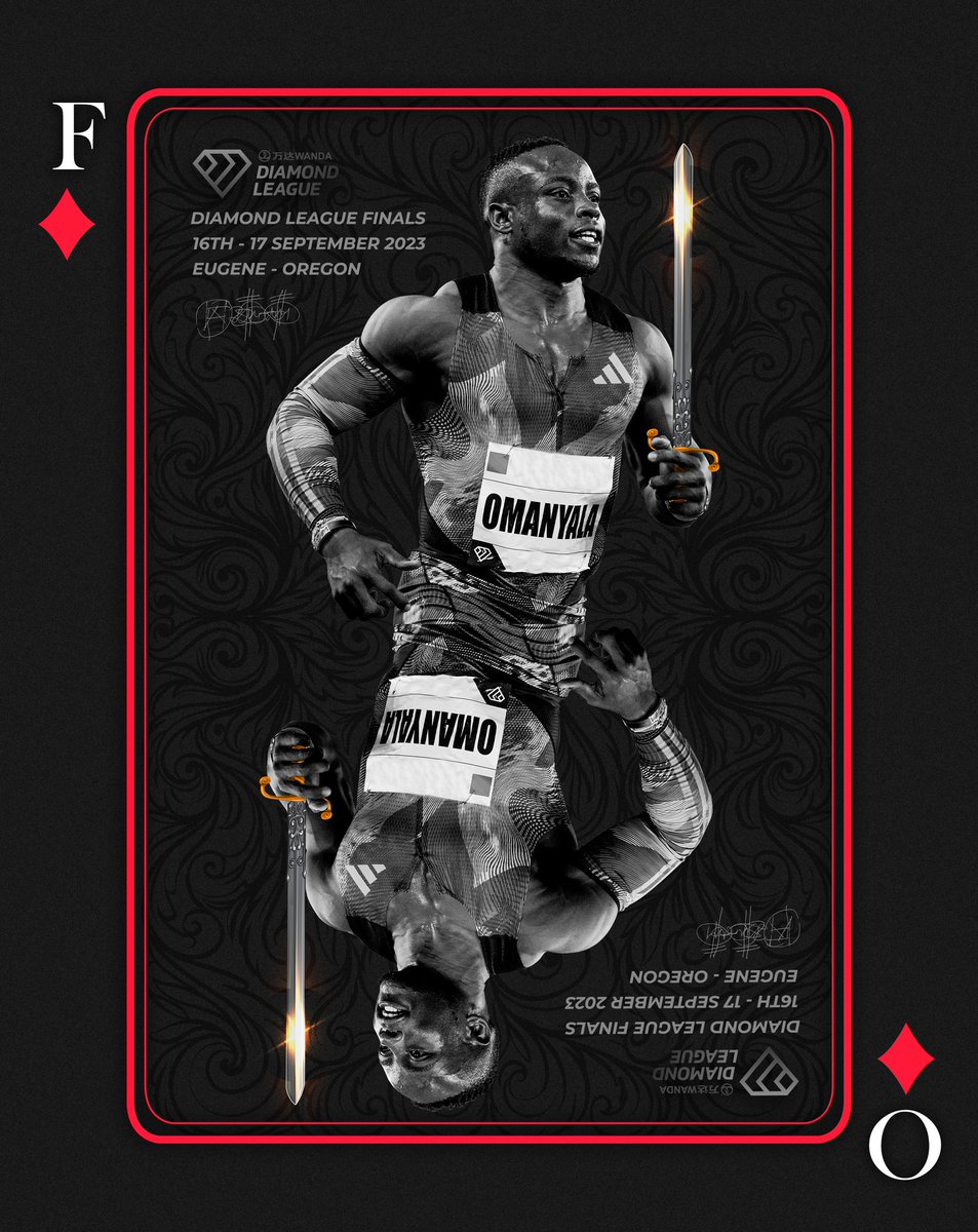 Ferdiomanyala's tweet photo. Thrown in all my cards. Only one left. 

Diamond league finals. https://t.co/OtEEFCz1HV
