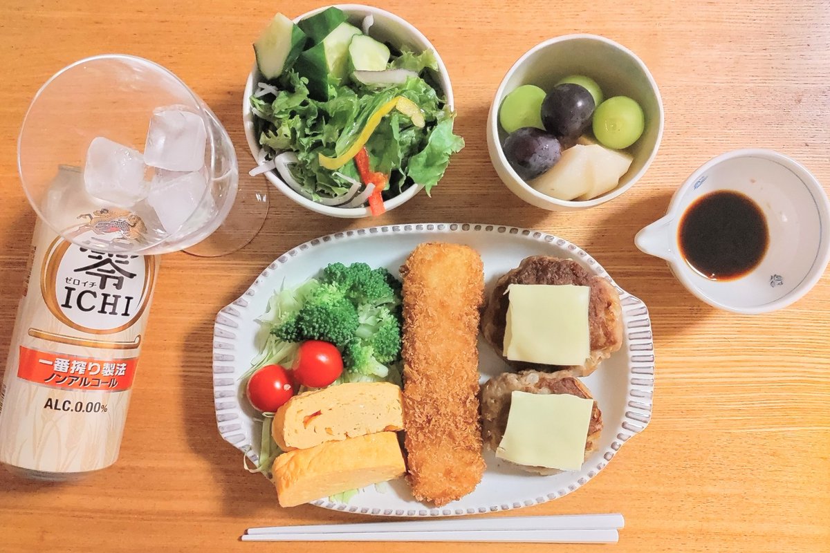 hari9_in's tweet photo. 20:00
いただきましたm(_ _)m
#おうちごはん𓎩𓌉𓇋𓌉
#おうちごはん 
#おうちご飯 
#ノンアル
#ALC0
#晩酌 https://t.co/0NRikuoDVU
