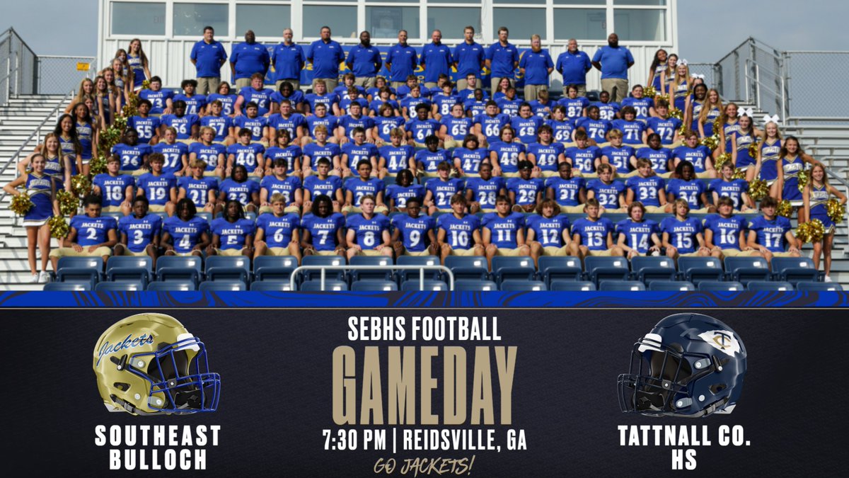 SEBHSAthletics's tweet photo. 🏈 @SEB_Football 🏈
🆚: Tattnall Co. HS
📆: 9/15/23
⌚️: 7:30 PM
📍: Reidsville, GA
🏟️: TCHS Football Stadium
📻: https://t.co/NYg5Wxtg1Q
🎟: Cash Only
🎥: https://t.co/ppCt4iFTz9 https://t.co/QthhdD762G
