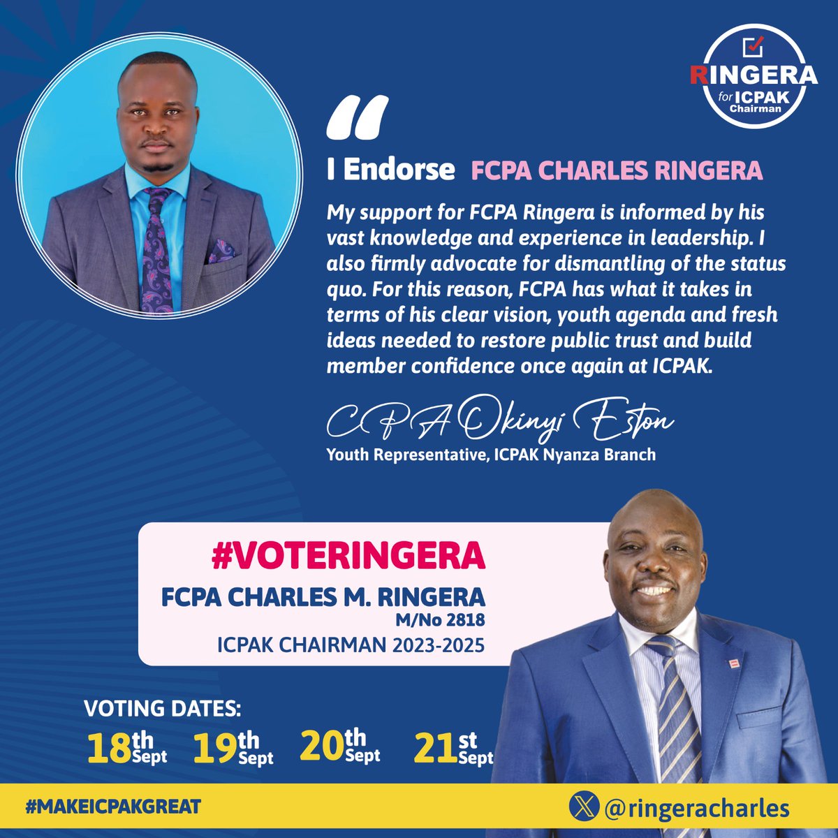 Charles Ringera tweet media