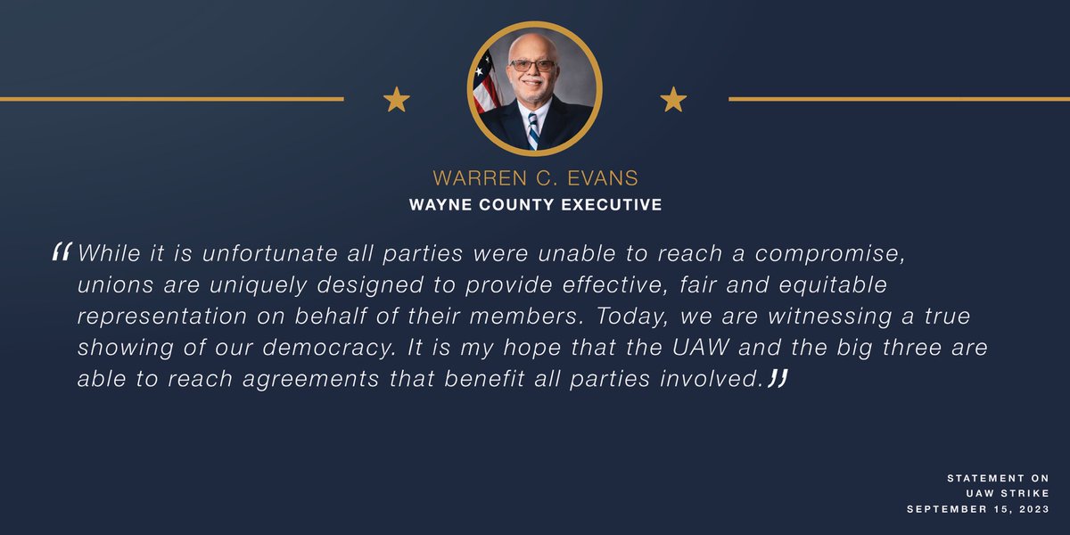 Warren C. Evans tweet media