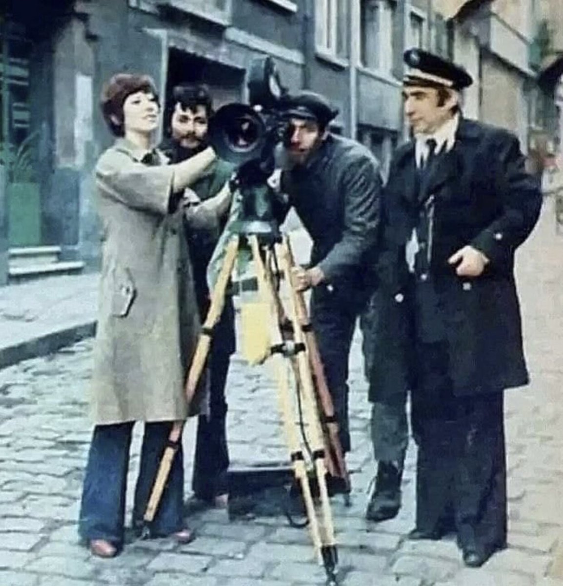 Çöpçüler Kralı filminin set arkası… 1978.