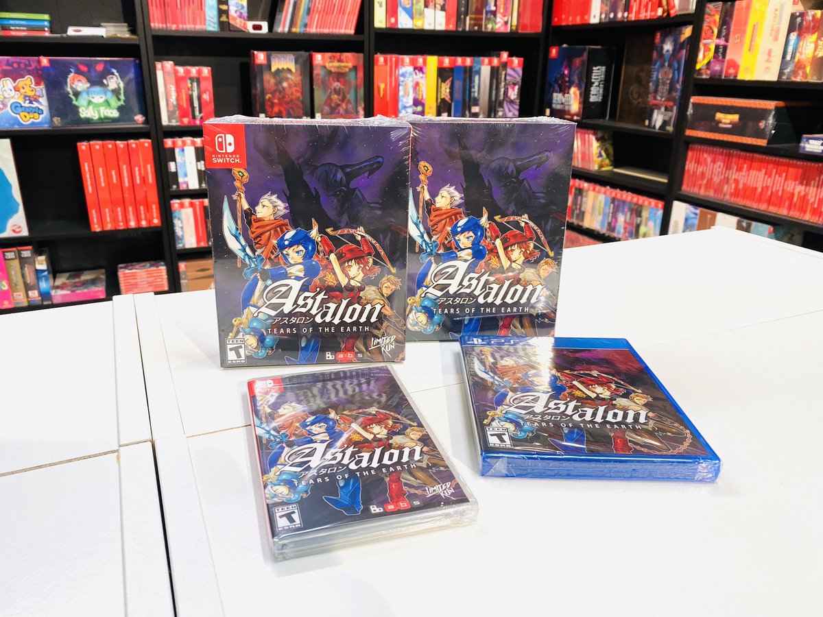 CollectorVault's tweet photo. Astalon, finally! 
And yes, #shantae &amp; the pirates curse also got the #ps5 treatment. 

#Gamemuseum #videogames #gamecollection #gameroom #limitedgames #raregames #retrogaming #retroroom #oldgames #3DS https://t.co/Ib3VkfOUDX