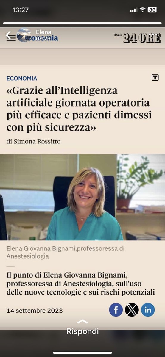 Quando hai un’amica davvero top!!! ⁦<a href="/ElenaG_Bignami/">Prof. ELENA GIOVANNA BIGNAMI</a>⁩ 👏👏👏❤️