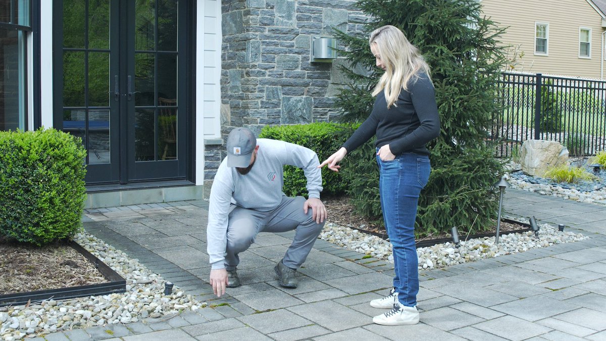 Marmirocare's tweet photo. We're all ears when it comes to your maintenance concerns, and we're ready to provide the solution for a clean and happy patio 🙃 #patiosealing #maintenance #naturalstone #patioseason #hardscape #landscape #loveyourspace https://t.co/KBiGhwVrbF