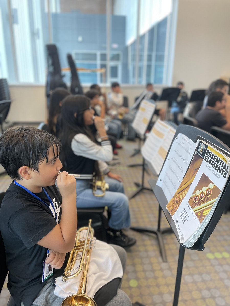 Our beginning band trumpets are off to a great start this year!