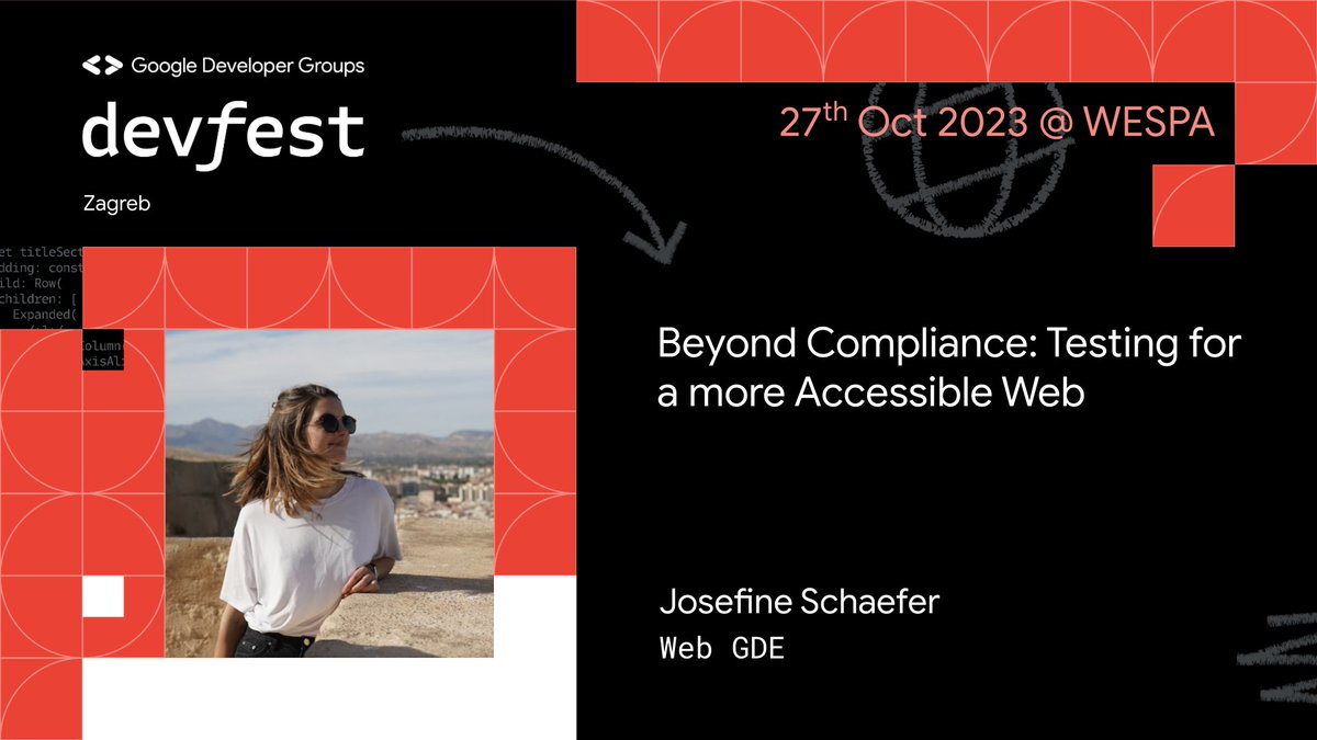 📣 Speaker Announcement for #DevFest2023! 📣 

Prepare to be enlightened by our next speaker - @JsfnSchfr, a #GDE for Web Technologies and a passionate Developer Relations Engineer at <a href="/storyblok/">Storyblok</a>! 🎉

Secure your spot - tickets are available at devfesthr.com  🎫